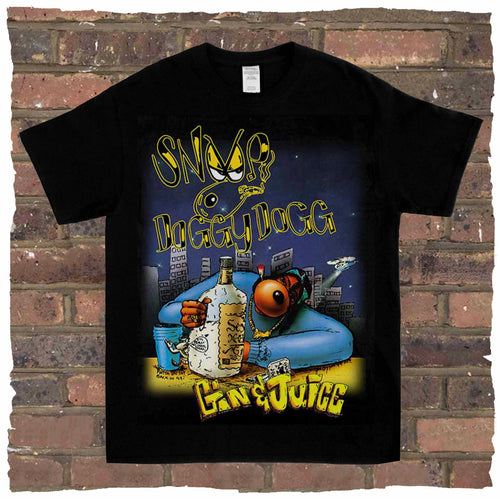 Snoop Dogg Gin & Juice Cartoon Tee