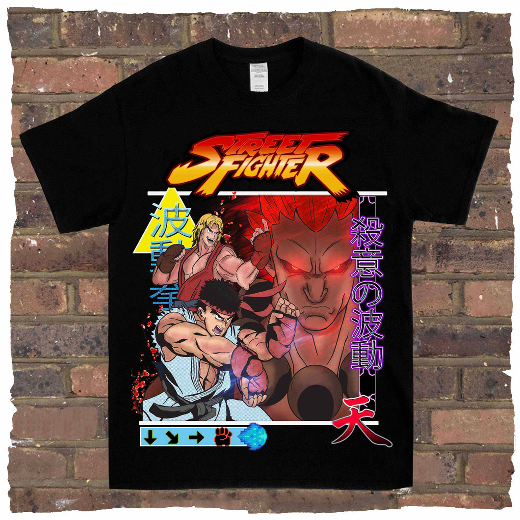 Street Fighter Dark Hadou Tee 🕹️