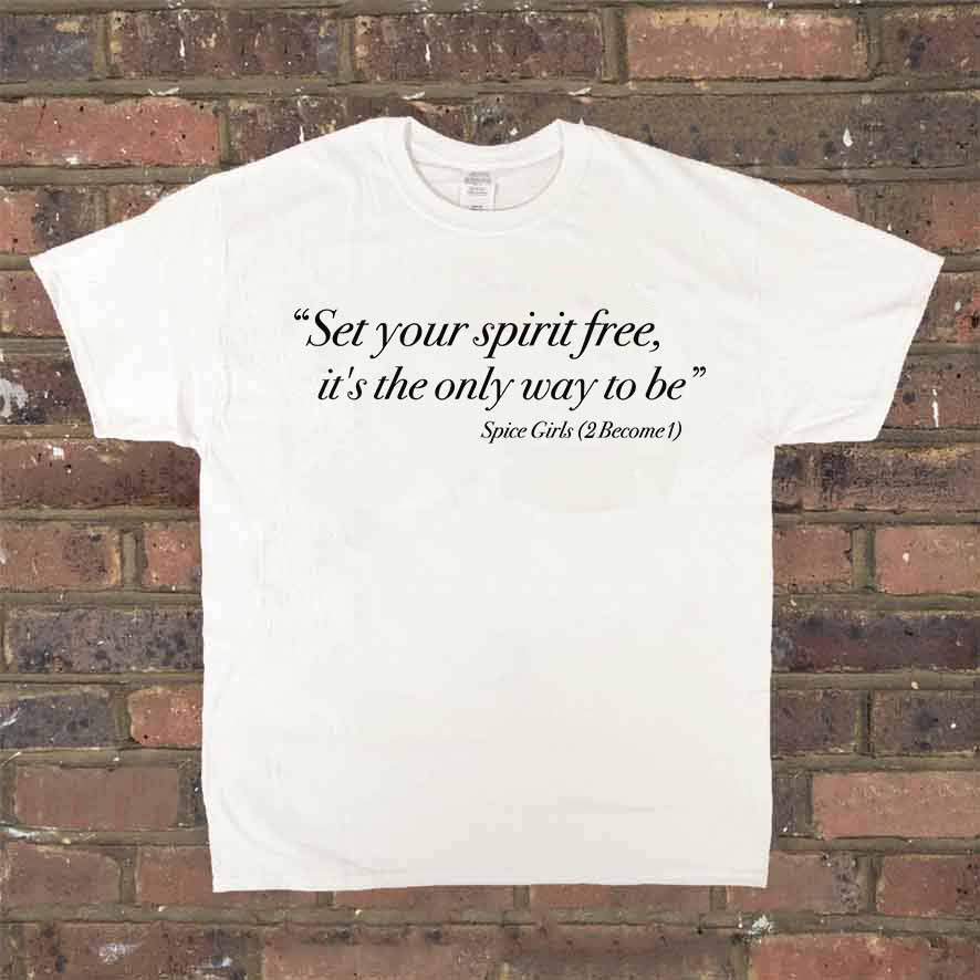 Set Your Spirit Free Tee (L/XL)